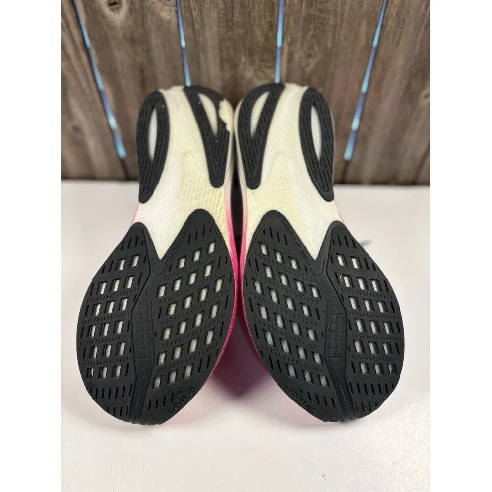 Brooks Hyperion Womens Running Shoes Pink Lime Green 1203961B661 Size 9 B